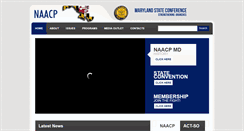 Desktop Screenshot of naacpmd.com